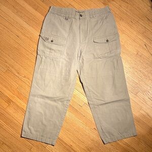 Men's Classic Beige Cargo Pants